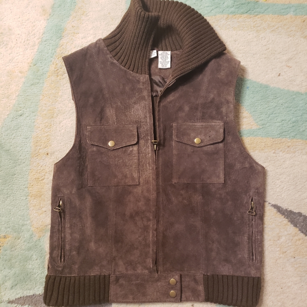 Vintage leather vest